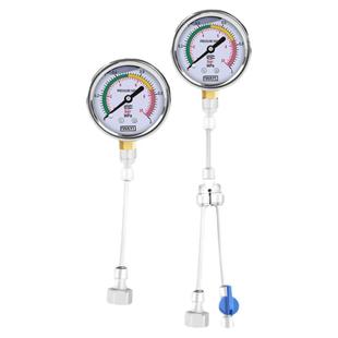 水压测试仪耐震压力表自来水2分4分测量水管地暖水泵净水机器家用