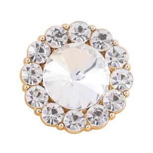 貂皮大衣水钻扣子高端精致时尚纽扣水晶钻扣皮草衣服羊绒外套女扣