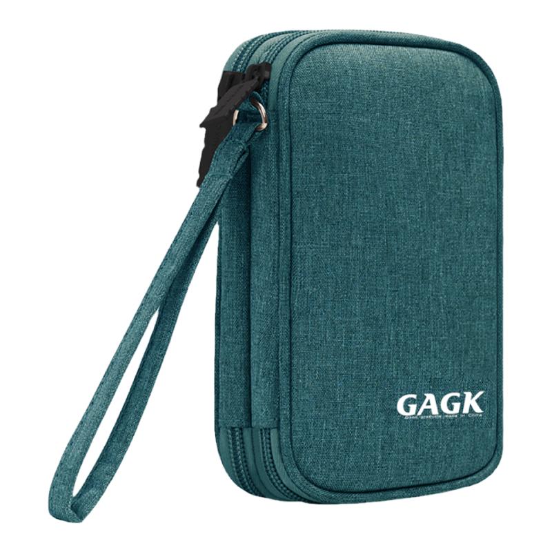 gagk u盾u盘收纳盒优盘优盾收纳包企业财务银行网银税务ukey整理袋k宝密码器收纳包小大容量便携手拿包