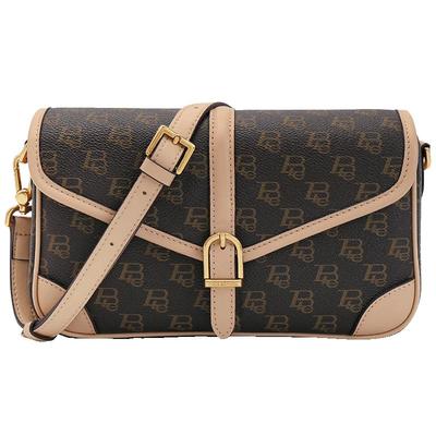 复古质感小方包百丽牛皮