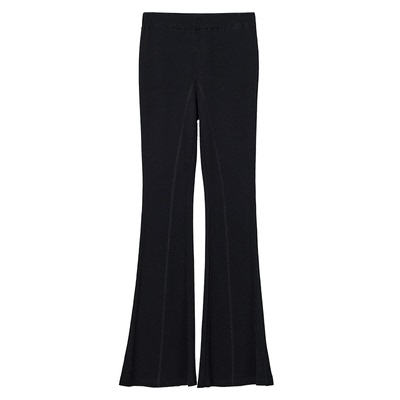 NancyCavally秒变超模腿喇叭裤