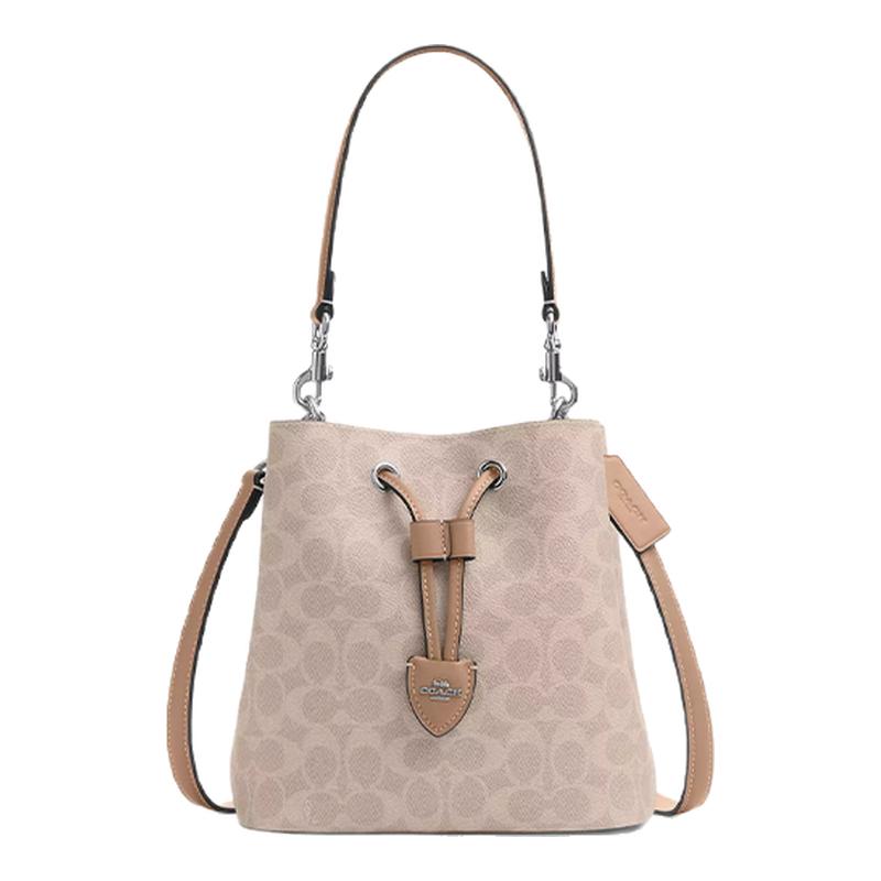 COACH/蔻驰新款女士抽绳水桶包