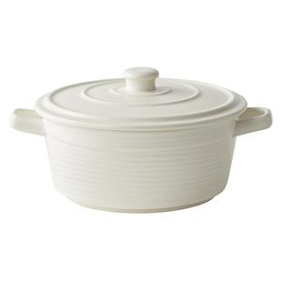 即物釉下彩带盖双耳汤碗2025新款奶油风10.5寸大容量酸菜鱼盆餐具