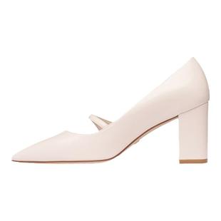 SW CRYSTAL FLEUR 75 MARY JANE 春夏水晶粗跟玛丽珍高跟鞋女