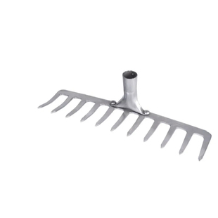 农用锰钢耙子家用松土翻土种菜开荒搂草九齿钉耙园艺多齿赶海工具