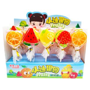 芒果小迪乐园西瓜草莓青柠棒棒糖盒装网红硬糖果可爱卡通颜值零食