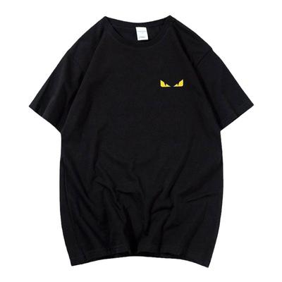 潮牌恶魔眼睛t恤男士短袖春夏新