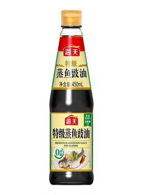 海天特级蒸鱼豉油450ml白灼清蒸
