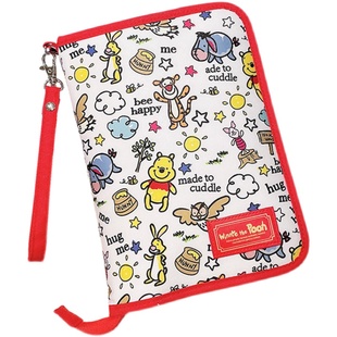 可爱小熊维尼母子手账包就诊病例卡护照出生证件收纳包孕妇妈咪包