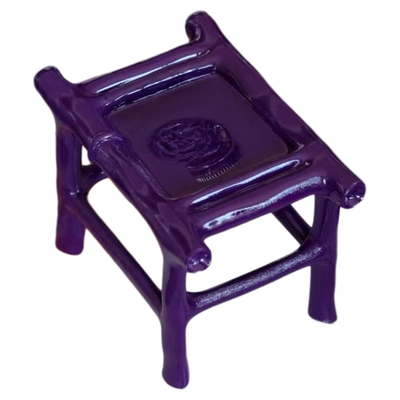 创意竹凳托盘新中式香盘香托