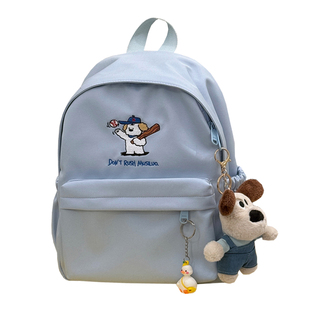 茶话会双肩包女日系可爱小书包初中女生高中大学生党轻便上学背包