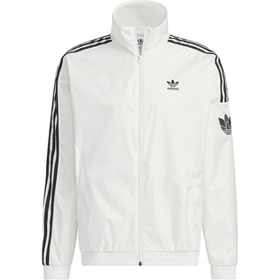 Adidas/阿迪达斯正品新款三叶草男女同款复古夹克外套JI7535