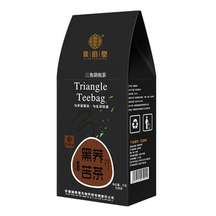 谯韵堂黑苦荞茶黄苦荞三角包独立包装浓香焦香荞麦苦芥大凉山正宗