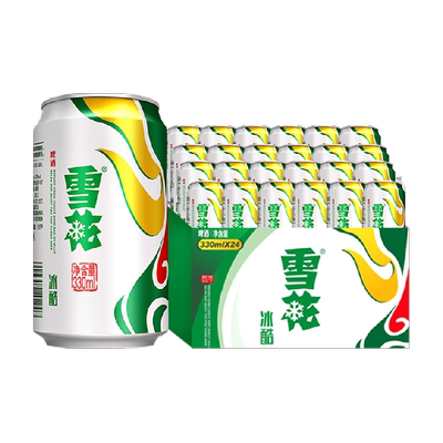 雪花冰酷9度啤酒330ml×24听