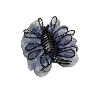 法式秋冬新款郁金香丸子夹气质时尚优雅网纱云朵中号抓夹发夹头饰