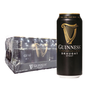 健力士黑啤酒爱尔兰原装进口啤酒440ml氮气罐装Guinness世涛啤酒