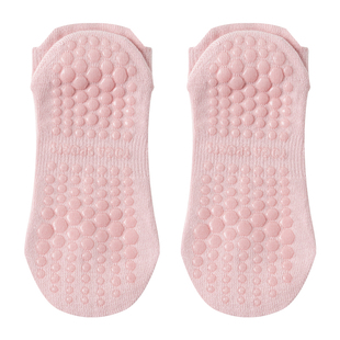 瑜伽袜子防滑专业女夏季普拉提纯棉室内专用健身运动成人地板短袜