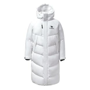 骆驼户外极寒羽绒服冬季新款女款男款长款热反射防风防钻绒面包服