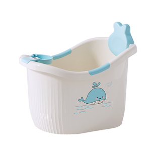 宝宝洗澡桶儿童泡澡桶洗澡盆大号婴儿家用可坐浴桶幼儿小孩沐浴盆