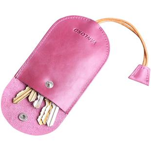 女士真皮超薄钥匙包创意韩国可爱抽拉式迷你小巧通用汽车锁匙包男