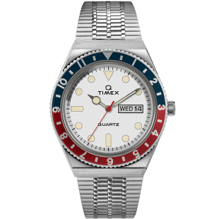 TIMEX天美时Q系列复古可乐圈日历休闲时尚电池舱手表TW2U61200