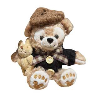 2025年秋季新款雪莉玫包包挂件达菲熊毛绒玩偶公仔钥匙扣小熊挂饰