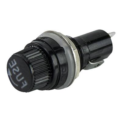 5*20mm 5X20MM 玻璃管保险丝座 熔断器孔12mm 15A10A250V