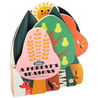 森林四季Bookscape Board Books A Forest's Seasons 异形纸板书