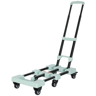 喜路仕小推车折叠平板车搬运小拉车手推车拉车拉杆车承重400斤