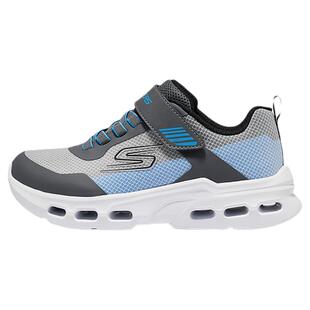 【新品试用】Skechers斯凯奇儿童魔术贴运动鞋男童休闲减震跑步鞋