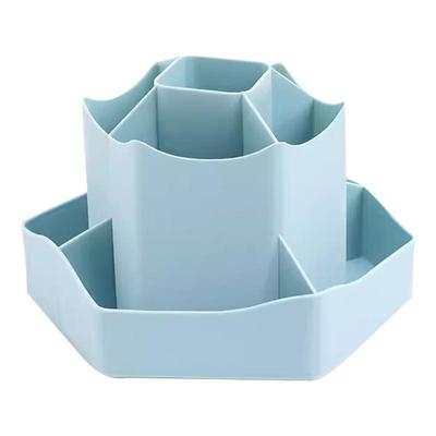 360度旋转笔筒加厚多格