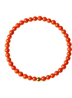宫里上新天然南红玛瑙转运珠手串