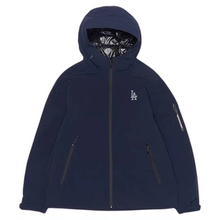 MLB官方25秋冬新款男女情侣纯色百搭冲锋衣保暖轻薄款羽绒服DJB01