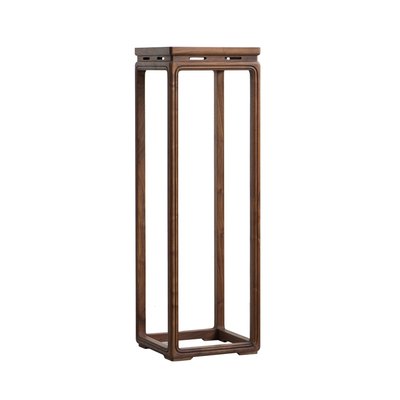 新中式宋式美学黑胡桃木花架花几