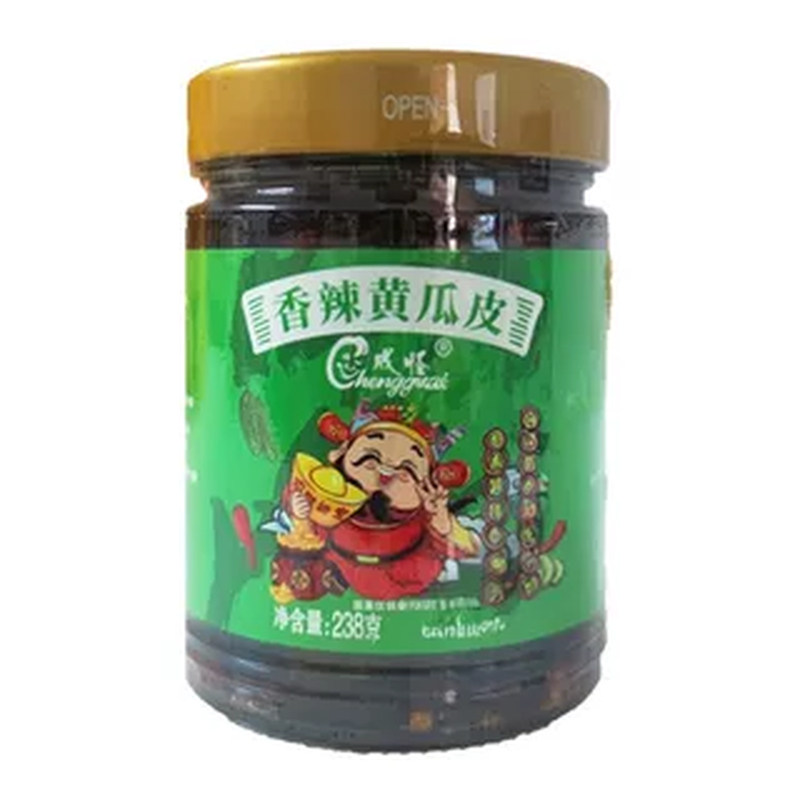 南岳衡山香辣爽脆黄瓜皮下饭菜湖南成怪特产即食腌制农家拌饭小菜