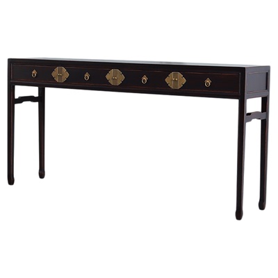 中式仿古条案储物玄关条几