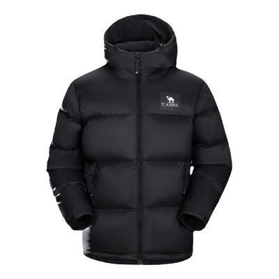 骆驼女装羽绒服女冬季2025新款拒水保暖加厚面包服百搭连帽外套女