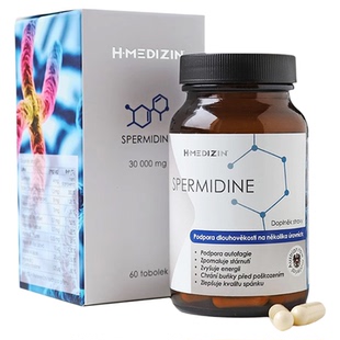 捷克亚精胺高纯度60粒 H-MEDIZIN补充剂维生素胶囊