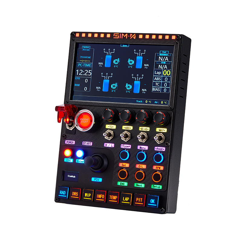 SIMX 7寸仪表RGB中控盒PRO版 赛车模拟器控制盒图马斯特速魔 MOZA