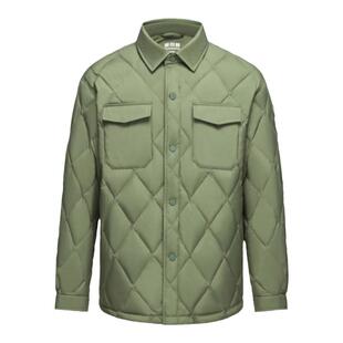 波司登羽绒服男士2023春秋冬轻薄保暖短款潮流衬衫翻领外套工装