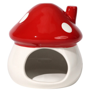 六角恐龙躲避屋小宠蝾螈专用躲藏洞穴用品乌龟观赏鱼陶瓷鱼缸造景