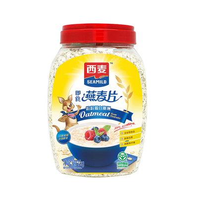 1kg全谷物免煮燕麦片即食