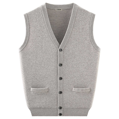 中老年爸爸宽松马甲啄木鸟开衫