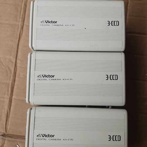 下单前咨询Victor KY-F75工业摄像机，3个一起出，3CCD，