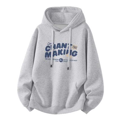 JEEP吉普秋冬加绒加厚连帽卫衣