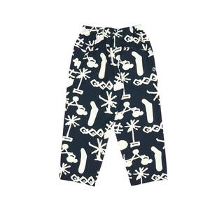【新品】素然 AnKoRau 安高若 26夏女士运动洞洞布微孔涂鸦直筒裤
