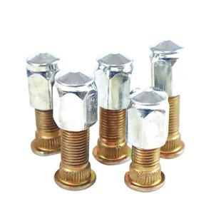 14MM刹车锅钢圈固定防水螺帽 工地窑厂电动柴油三轮车锅钉螺丝