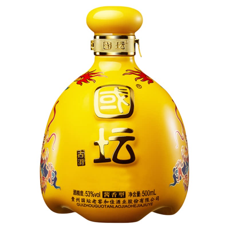 国坛53度古酒酱香型白酒