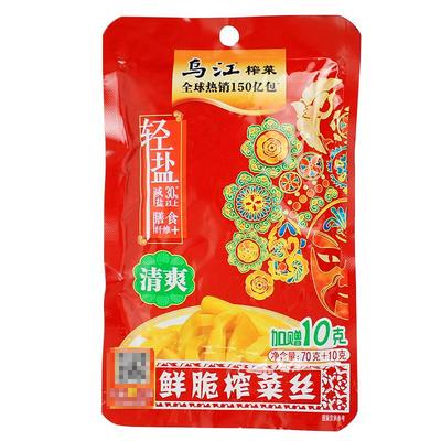 乌江清爽鲜脆榨菜丝80g