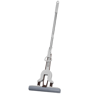 百家好世海绵拖把家用吸水拖布对折式卫生间一拖净挤水拖胶棉拖把